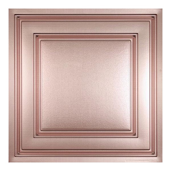 Ceilume Oxford 2ft x 2ft Copper Ceiling Tile V3-OX-22CBR - main